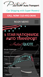 Mobile Screenshot of patriotautotransport.com