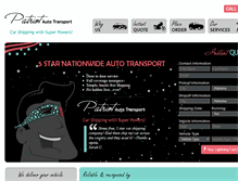 Tablet Screenshot of patriotautotransport.com